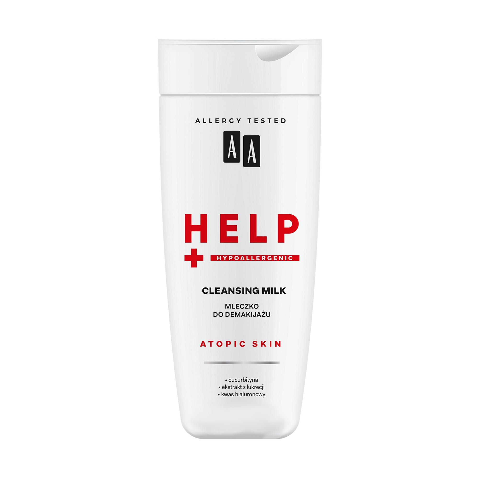 Молочко для зняття макіяжу AA Help Cleansing Milk для атопічної шкіри обличчя, 200 мл